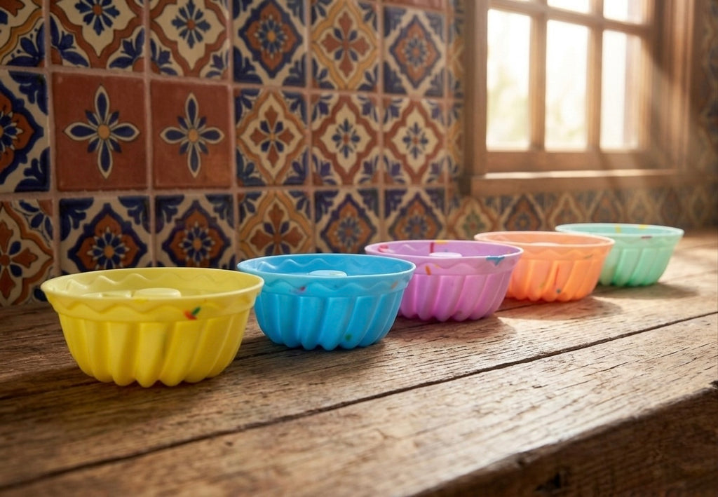 Silicone Baking Cups Set of 5 – Reusable Cupcake Liners | CandySwirl