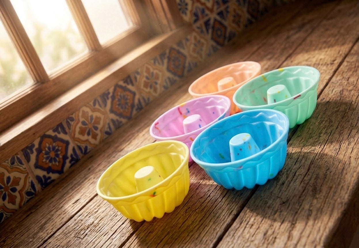 Silicone Baking Cups Set of 5 – Reusable Cupcake Liners | CandySwirl