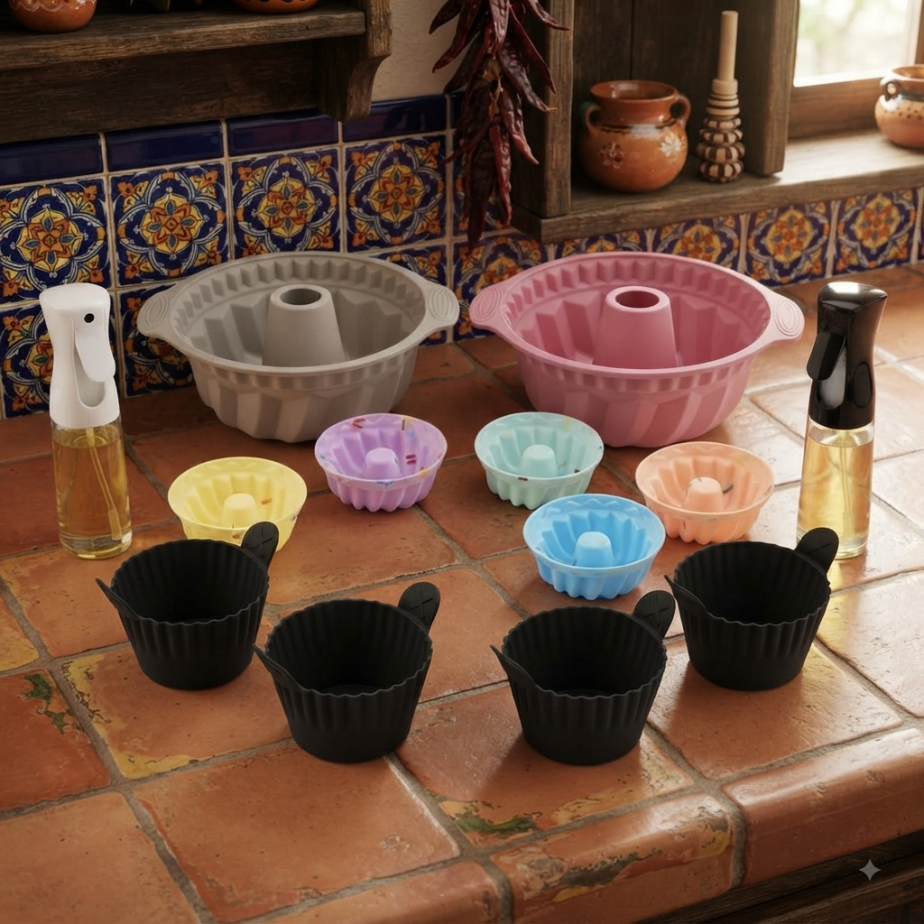 Silicone Bakeware & Air Fryer Set – 13-Piece Bundle
