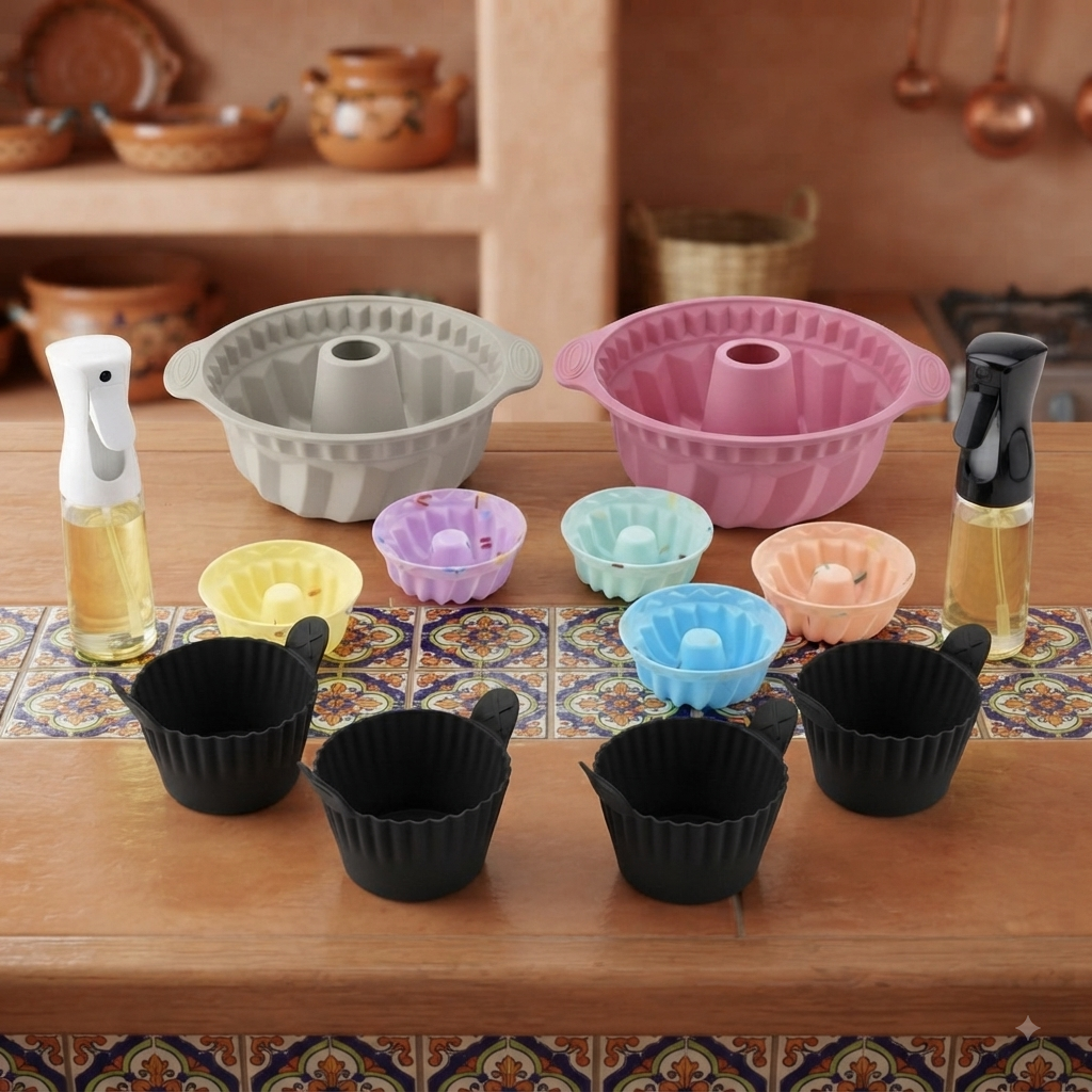 Silicone Bakeware & Air Fryer Set – 13-Piece Bundle